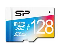 Silicon Power 128 GB Memory Card with SD Adapter, Elite MicroSDXC UHS-1 Class 10, Read up to 85MB/s