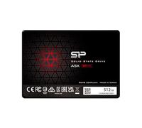 Silicon Power 512GB SSD 3D NAND A5X SLC Cache Performance Boost SATA III 2.5" 7mm (0.28") Internal Solid State Drive (SP512GBSS3A55S25AY)