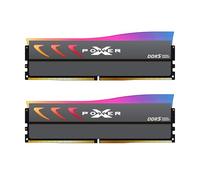 Silicon Power DDR5 32GB (2x16GB) Storm RGB 6000MT/s (PC5-48000) 288-pin CL36 1.35V UDIMM Desktop Memory Module RAM SP032GXLWU60FFDK Gray