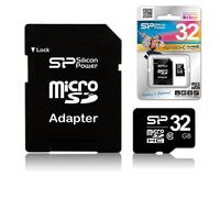 Silicon Power 32 GB Micro SD Card with Class 10 Adaptor for Smartphone