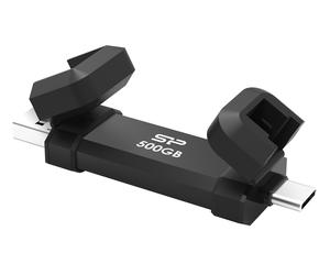 Silicon Power Marvel Xtreme DS72 USB 3.2 Gen 2 Portable SSD Stick (Type-A / Type-C) Black - 500GB