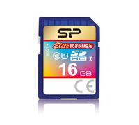 Silicon Power Memory Card 16GB Elite SDHC Read up to 85MB/s Class 10 UHS-1