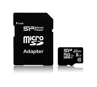 Silicon Power Memory card SD 8GB Mod. Elite/class 10 UHS-1 (U1) Retail pack w/adaptor