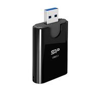 Silicon Power SD, TF Micro SD combo reader USB 3.1 in Black