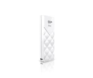 Silicon Power SP008GBUF2U0 3 V1W 8GB Memory Stick USB 2.0 white