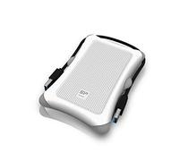 Silicon Power SP010TBPHDA30S3W 1 TB Rugged Armor A30 Shockproof 2.5-Inch USB 3.0 External Portable Hard Drive, Military Grade MIL-STD-810G, White