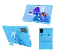 Silicon Shockproof Cover Compatible with Lenovo Chromebook Duet EDU G2 11 Inch 2024 Tablet Case Adjustable Stand Funda(Blue)