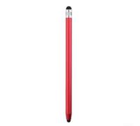 Silicon Tip Capacitive Stylus Pen Dual Ends, Prevents Fingerprints, Suitable for Tablets, Phones (red)
