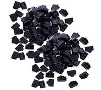 Silicone 110Pcs Ethernet Hub Port RJ45 Anti-Dust Cover Plugs Protector Stopper Cap for Female Port Black for TV,Computer,Other Devices.