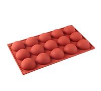 Silicone 15 Cavities Small Hemisphere Semicircle Chocolate Baking Molds Jelly Ice Candy Mould