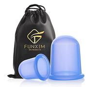 Silicone 2 Pcs Cupping Therapy Set, Anti Cellulite Cup, Blue