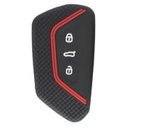 Silicone 3 Button Car Remote Control Smart Key Shell Cover Case Fob For Golf MK8 2020 For Seat Skin Holder Car Key Cover Case