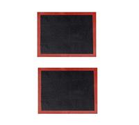 Silicone 30x40cm Double Sided Baking Mat Non-stick Pastry Oven Cake Perforated Mat Liner(2PCS B)