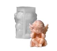 Silicone 3D Angel Shaped Mold for Enthusiasts Aromatherapies Practical Craft Classroom Supplies Miniature Angel Soap Mold