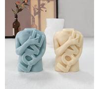 Silicone 3D Love Body Scented Candle Making Mold, Resin Epoxy Casting Mould Wax Soap Aromatherapy Cake Mousse Jelly Chocolate Molds Handmade Gift DIY Craft Home Decor