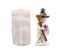 Silicone 3D Witch Crafting Mould - Witch Soap Mold