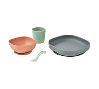 Silicone 4-Piece Tableware Set Sage one size