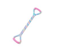 Silicone 8 Shape Yogas Resistance Band Pull Rope for Shoulder Stretching and Back Strengthening with Nonslip Handle Flexible Workout Band
