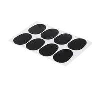 Silicone 8pcs 0.3mm Clarinet Mouthpiece Cushion Pads For Clarinet Accessories (Color : Bk)