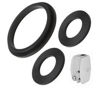 Silicone A B & C Seals Set for Square Lay Z Spa Salu-spa AirJet Bestway Heater Pumps Leak Repair Lazy Spa Seal Kit Pump Coupling Replacement Parts Inflatable Hot Tub Accessories Connector for Coleman