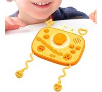 Silicone Activity Board - Silicone Interactive Puzzle - Kids Sensory Board - for 1-3 Year Old Boys Girls Focus Mood Airplane Preschool Travel