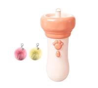Silicone Activity Toy, Electric Interactive Teaser for Indoor Bonding Routines, Button-Press Motion, Pounce Energy Electric Teaser Indoor Feline Pounce Button Silicone Body Home Routine Motion
