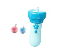 Silicone Activity Toy, Electric Interactive Teaser for Indoor Bonding Routines, Button-Press Motion, Pounce Energy Electric Teaser Indoor Feline Pounce Button Silicone Body Home Routine Motion