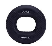 Silicone Adjustable Hand Grip 70-80lb Gripping Ring Finger Forearm Trainer Carpal Expander Muscle Workout Exercise Gym Fitness