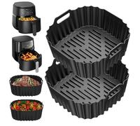 Silicone Air Fryer Liner for Philips 2000 Series 4.2L NA229/09 & 6.2L NA230/09, Air Fryer Silicone Accessorie for cosori 5.5L, Reusable Air Fryer Silicone Liner for Russell Hobbs 4L