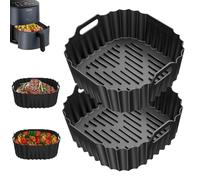 Silicone Air Fryer Liner for Philips 2000 Series 4.2L NA229/09, Air Fryer Silicone Accessorie for Ninja 4.7L AF140EU/ 6.2L AF180EU, Reusable Air Fryer Silicone Liner for Cosori 4.7L/5.5L