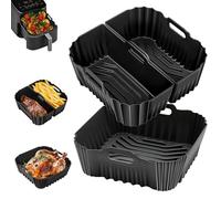 Silicone Air Fryer Liner for Philips 6.2L NA230, 3 Pack Hot Air Fryer Silicone Mould for Philips 2000 Series 6.2L, Reusable Silicone Air Fryer Liner