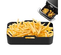 Silicone Air Fryer Liners | Reusable Airfryer Liners | Rectangle Air Fryer Mat Pot Basket Liners | Square Silicone Mat Liners for Air Fryer | Air Fryer Accessories
