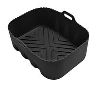 Silicone Air Fryer Lines - Steam Basket Liner | Food Resistant Heat Resistant Rectangular Oven Representation