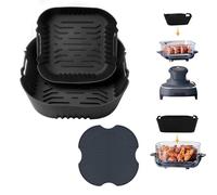 Silicone Air Fryer Mold Accessories for Ninja CRISPi Air Fryer FN101EUSG, Non-Stick Replacement Silicone Inserts for Ninja Air Fryer FN101EU