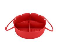 Silicone Air Fryers Cooking Basket Oven Safe Grilling Mats Silicone Texture Air Fryers Bowl For Daily Meal Prepping Nonstick Baking Basket