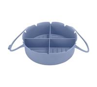 Silicone Air Fryers Cooking Basket Oven Safe Grilling Mats Silicone Texture Air Fryers Bowl For Daily Meal Prepping Nonstick Baking Basket