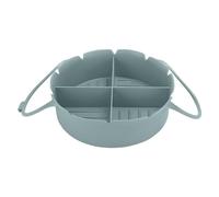 Silicone Air Fryers Cooking Basket Oven Safe Grilling Mats Silicone Texture Air Fryers Bowl For Daily Meal Prepping Nonstick Baking Basket
