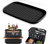 Silicone Airfryer Mat for Ninja Foodi Air Fryer AF400EU AF451EU AF500EU, Ninja Foodi Dual Zone Air Fryer Accessories, Reusable Heat Resistant Protector Mat