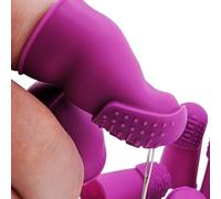 SILICONE ALLEY Flexible Thimble Set for Adults | THIK-Grip Thimbles | Large (10) | for Thumbs or Large Mens Fingers