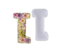 Silicone Alphabet Resin Molds Letter Silicone Mould for Crafts Epoxy Resin Casting Molds Alphabet Epoxy Resin Silicone Mold Capital English Alphabet Silicone Mold Alphabet Letter Baking Mold