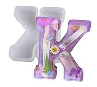 Silicone Alphabet Resin Molds Letter Silicone Mould for Crafts Epoxy Resin Casting Molds Alphabet Epoxy Resin Silicone Mold Capital English Alphabet Silicone Mold Alphabet Letter Baking Mold