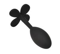 Silicone Anal Beads Butt Plug Set Mini Small Medium Large Anal Plug Four Leaf Clover Anal Trainer Sex Toy Men Women Gay(Black Extra Large)