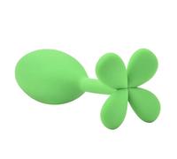 Silicone Anal Beads Butt Plug Set Mini Small Medium Large Anal Plug Four Leaf Clover Anal Trainer Sex Toy Men Women Gay(Green Extra Large)
