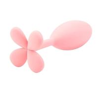 Silicone Anal Beads Butt Plug Set Mini Small Medium Large Anal Plug Four Leaf Clover Anal Trainer Sex Toy Men Women Gay(Pink Extra Large)
