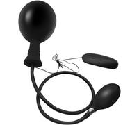 Silicone Anal Plug Butt Plug Vibrating Inflatable Anal Plug Sex Toy Anal Trainer Butt Plug Men's Anal Toy Anal Trainer for Beginner Sexual Stimulation Device