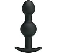 Silicone anal plug love 10.3 centimeters black, Width 80 mm, Length 140 mm, Depth 40 mm, Department Couple, Color Black