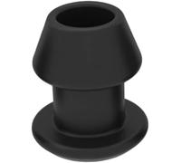 Silicone Anal Plugs, Hollow Butt Plug, PFBlend, TPR/Silicone, Use for Anal Training for Adult Men (S)