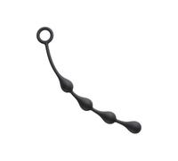 Silicone Anal Tear Drop - Small - Black