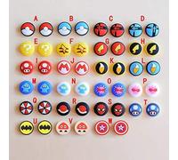 Silicone Analog Thumb Grip Stick Set Joystick Cap Thumbstick Cover Caps for Nintendo Switch NS Switch Lite Console Joy-Con Controller Thumbsticks Cap (T)