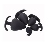 Silicone Anchor Anal Plug Big Butt Plug Anal Sex Toys Expanding Anal Plug Training Kit Adult for Men and Women 5 Sizes for Choice Drop Shipping(XXL)